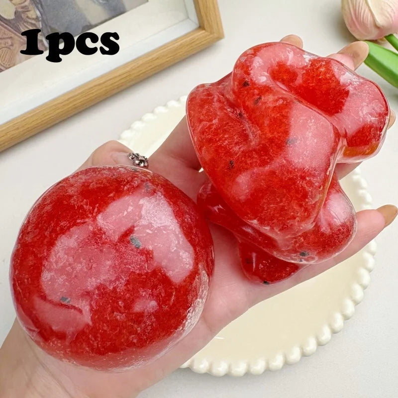 Vaseline Shasha Noisy Ball Watermelon Potato Kiwi Slushy Fidget Toy Asmr Squeeze Moldable Anxiety Relief Portable Decompression