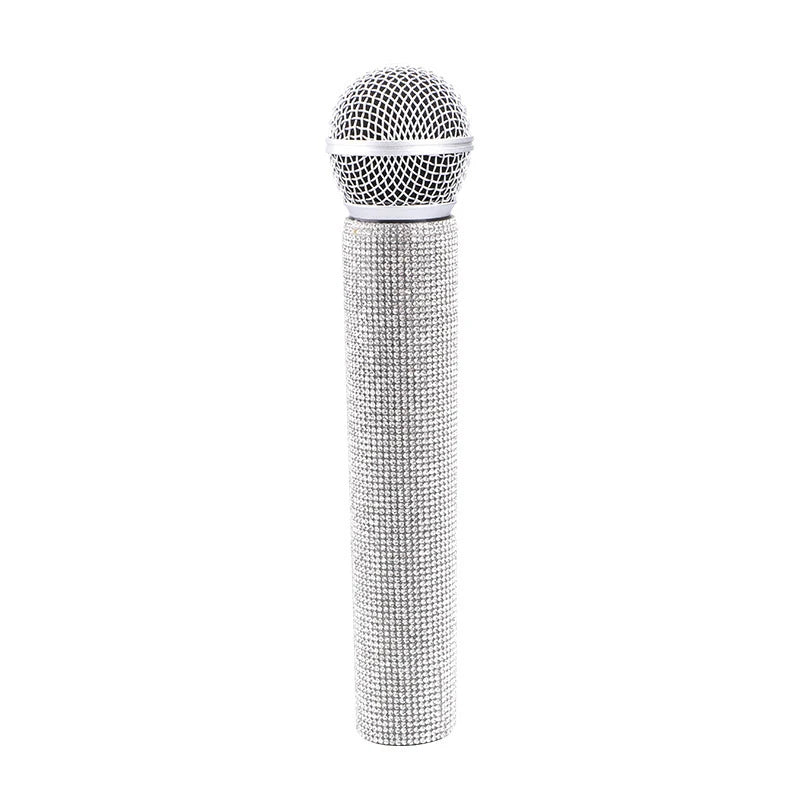 Children's Microphone Simulation Mic Model Media Interview Props Microphone Toys Educational For Kids Eloquence Performance Mic