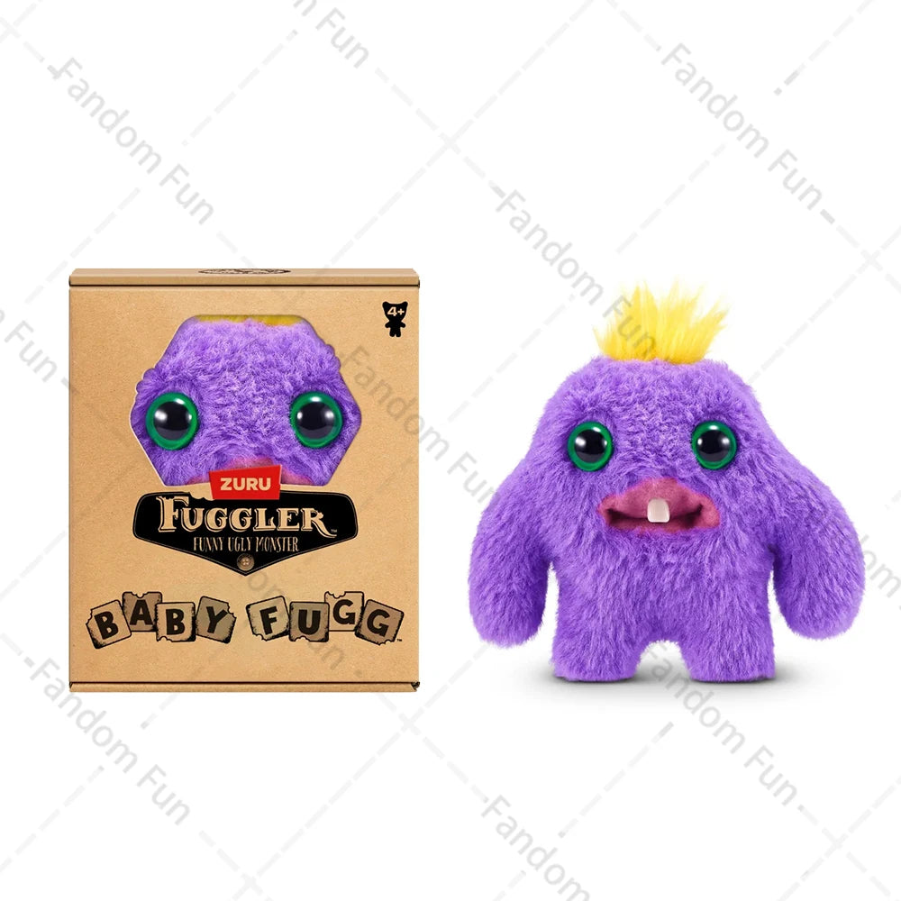 Baby Fugg Fuggler Monster Plush Doll Original Rabid Rabbit Funny Ugly Hedge Grog Screech Wide-Eyed Teeth Monster With Box