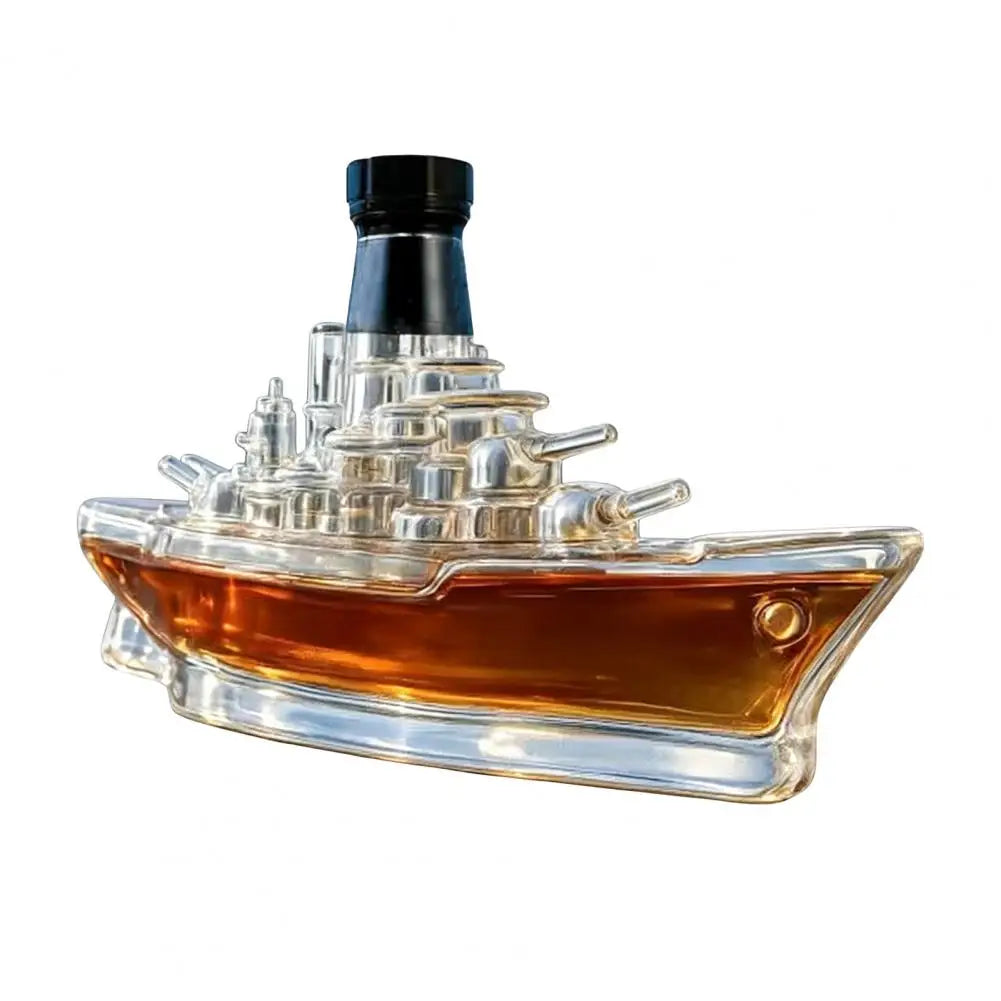 Whiskey Collector Bottle Funny Bulldog Whiskey Decanter 350ml Hand Blown Glass Bottle Novelty Dog Shape Liquor Dispenser Mini