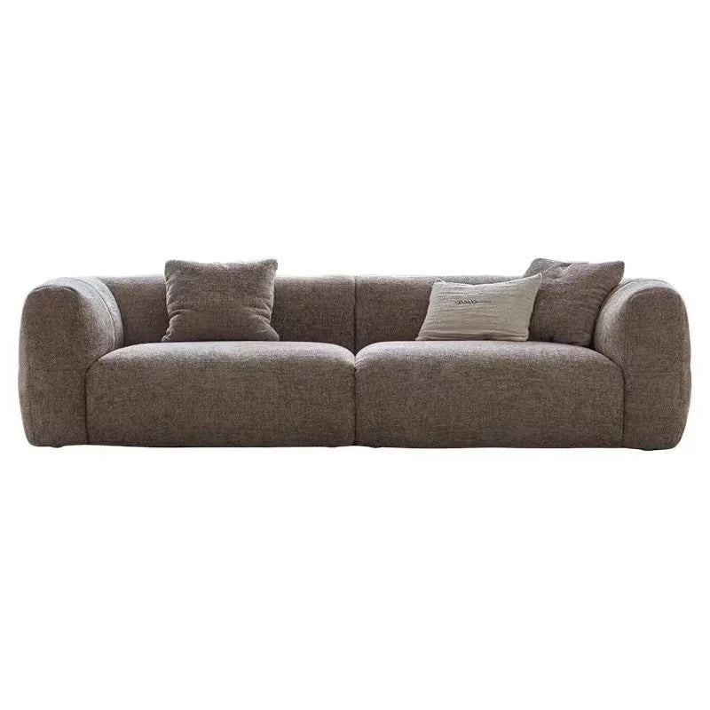 Homestay compressed fabric sofa, small apartment removable and washable large white sofa bed customized multi-function