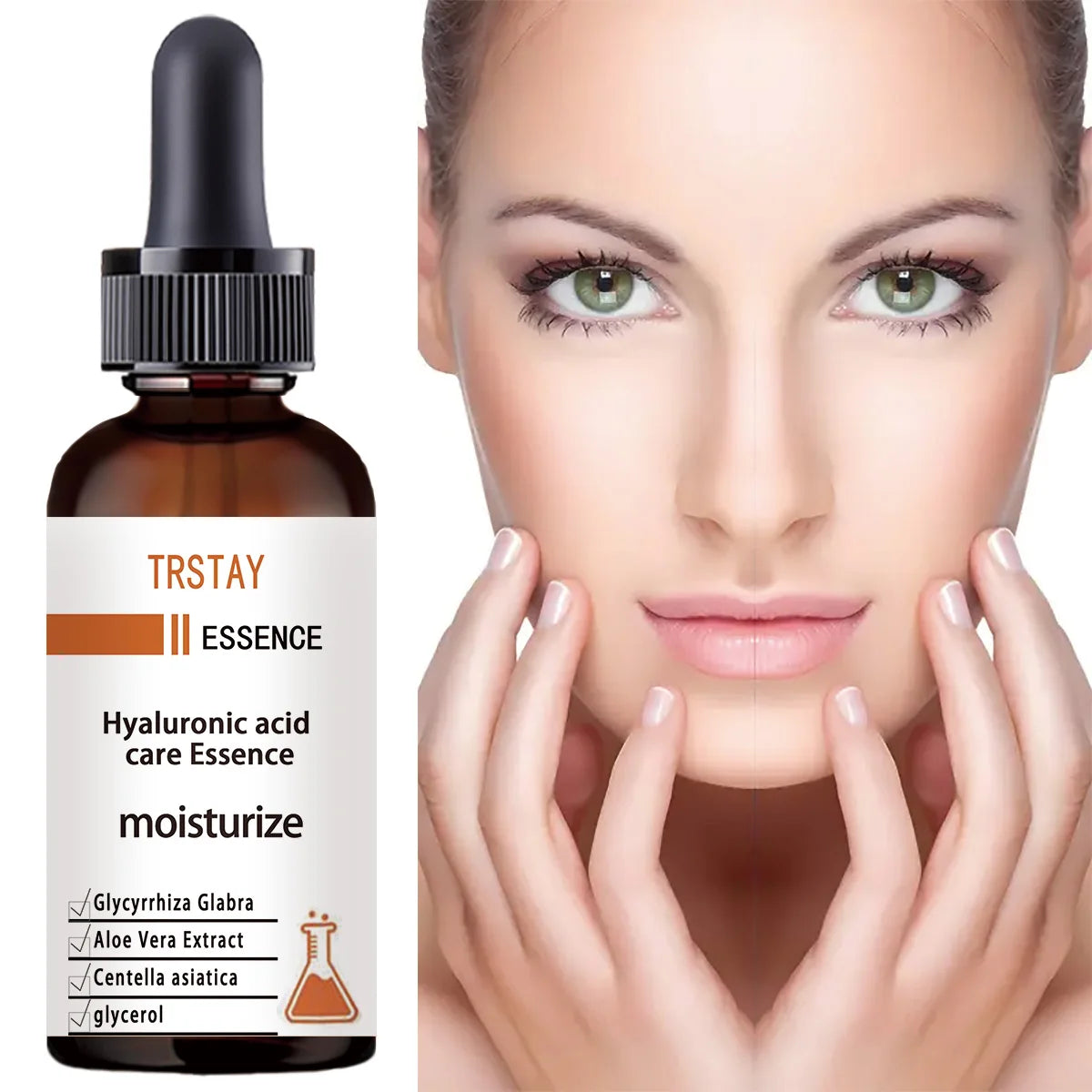 Facial texture essence reduces fine lines, improves firmness, moisturizing, anti-oxidation, brightening skin, caviar essence ski
