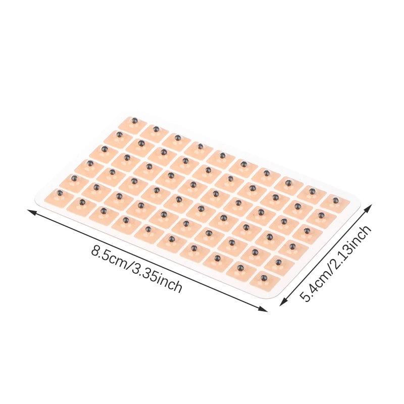 1200Pcs Auricular Ear Point Stickers Acupuncture Magnetic Beads Ear Pressure Massage Care Acupoint Sticker