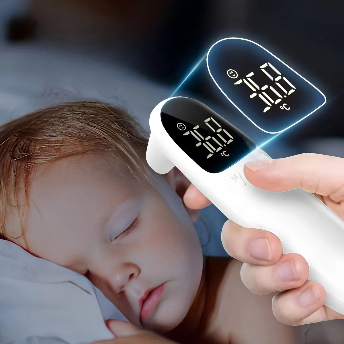 Baby Non-contact Thermometer Fever Detector Medical Body Temperature Meter Home for Child Adult Ear Thermograph ℃ ℉