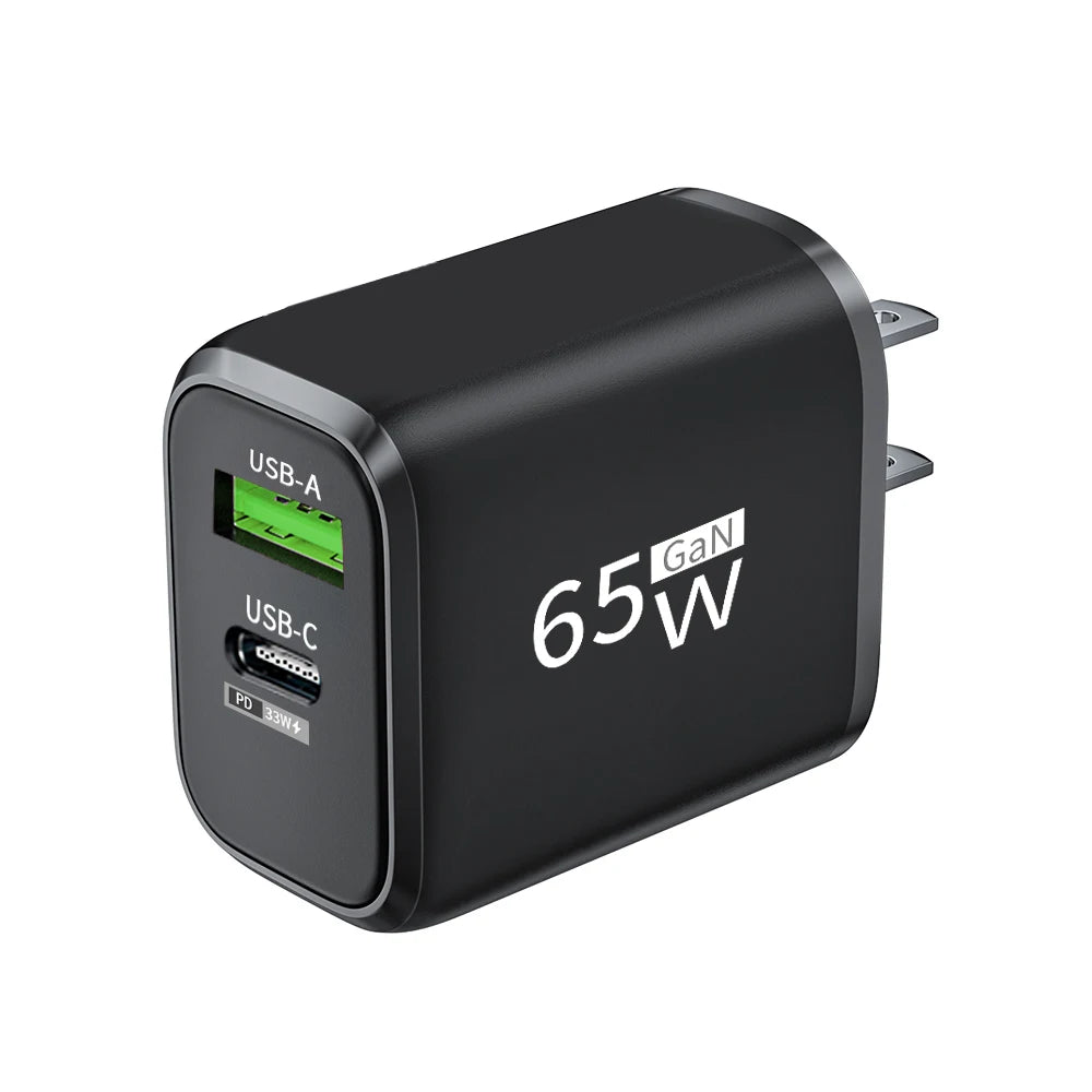 GaN USB C Charger Fast Charging Charger Quick Charge 3.0 PD Wall For Phone Adapter For iPhone 15 Xiaomi POCO Samsung Oneplus
