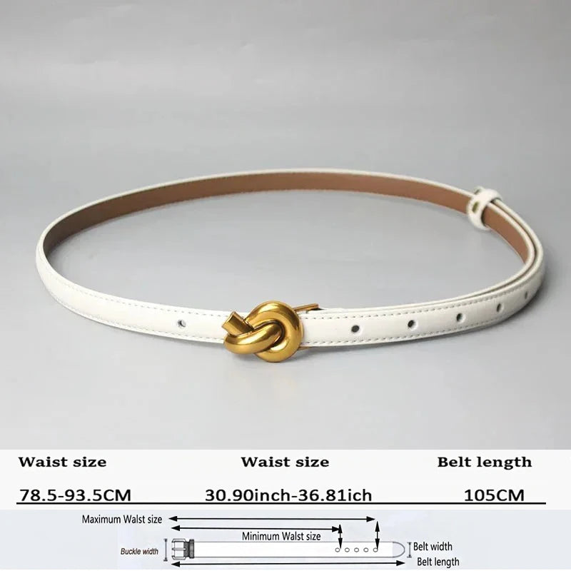 Belts for Women Luxury Fashion Women’s Designer Belts Black White Brown Women's Trousers Jeans Belt Dress Belt Waist Belt CY08