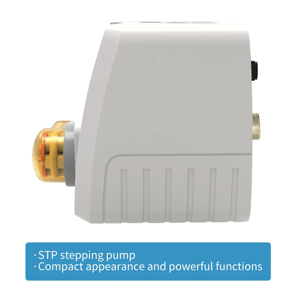 Kamoer 86ml/min M1-STP Peristaltic Pump 24V High Precision Stepper Motor Variable Speed Pump with Pedal for Lab, Experiments