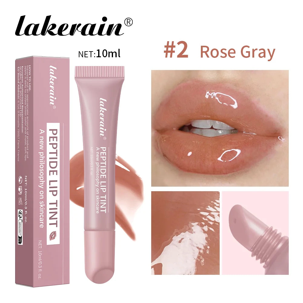 10ml Błyszczyk Nawilżający Galaretka Olejek do Ust Trwale Nawilżający, Wodny, Błyszczący Szklany Olejek Powiększający Usta, Wygładzający Zmarszczki, Serum Ochronne do Ust