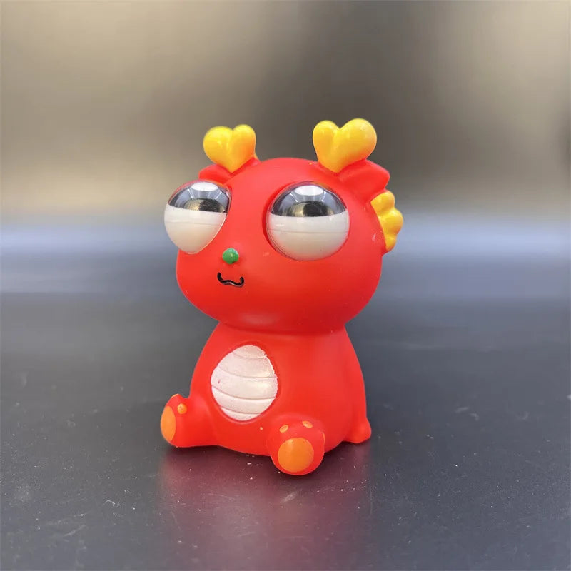 Creative Pop Up Sensory Toy Explosive Eye Dragon Dinosaur Decompression Toy Squeezing Joy Squeezing Staring Eye Funny toy
