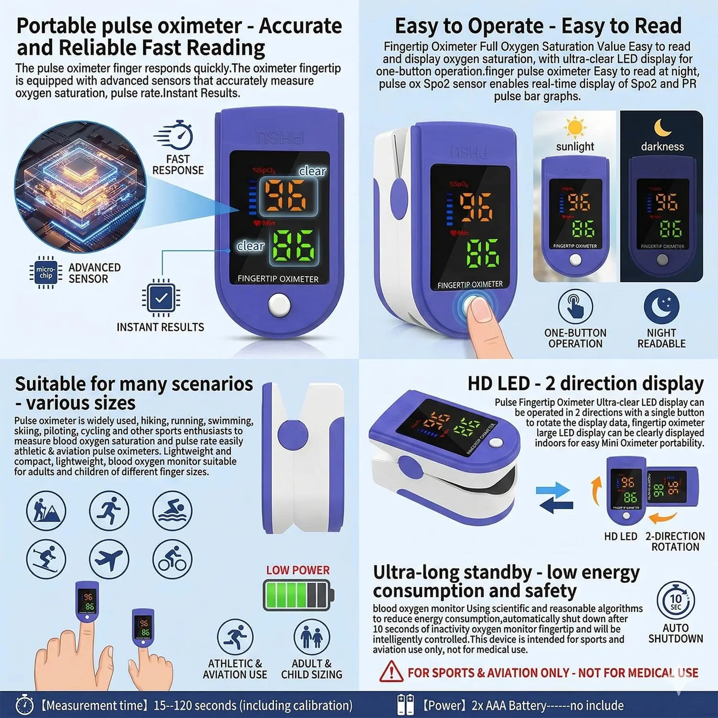 Digital Finger Oximeter Family OLED Pulse Cximeter Display Oxymeter Fingertip Health Diagnostic Monitor De Dedo pulsioximetro