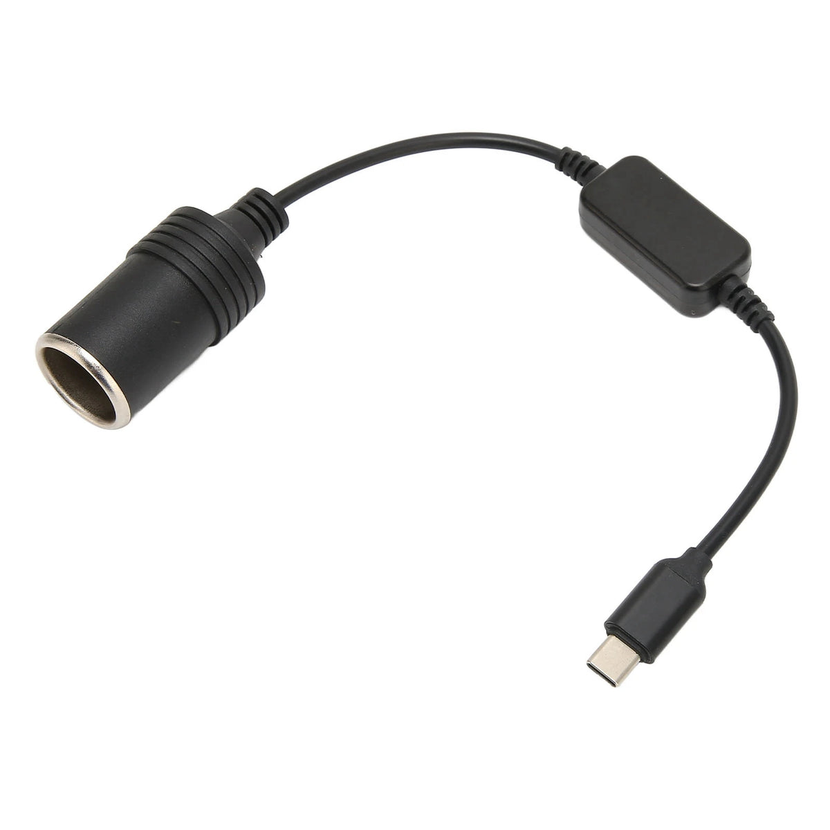 5V USB C To 12V Car Cigarette Lighter Converter Plug and Play Car Electronics Accessories Safe Male To Female for Car Recorder