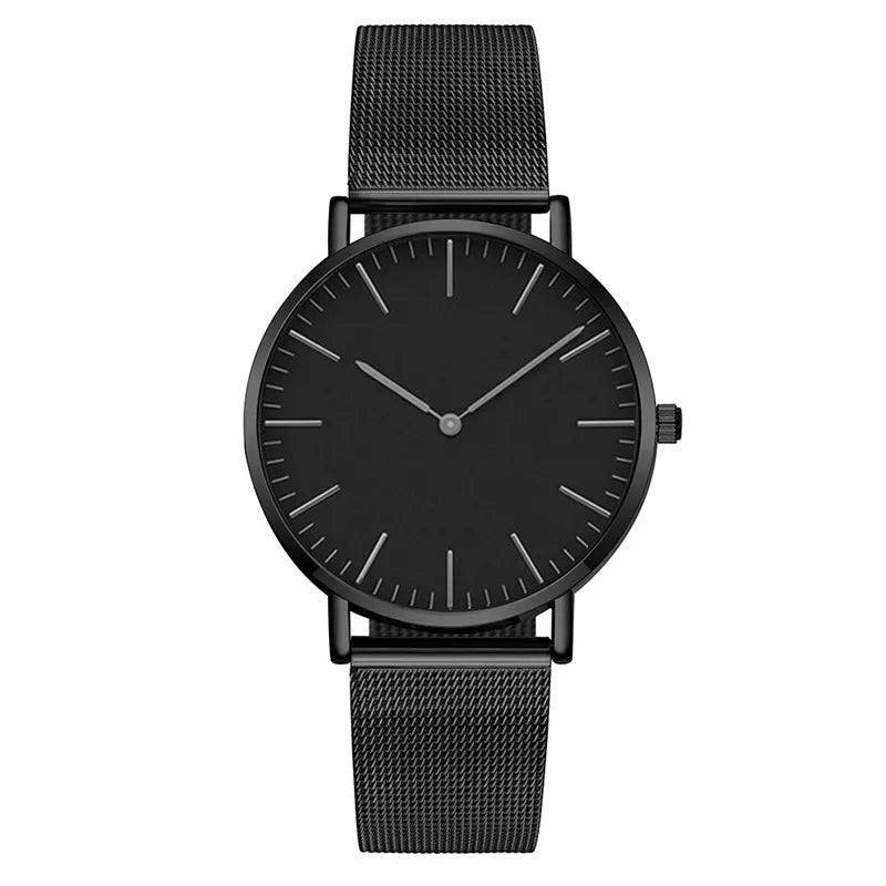 Ultra-thin Fashion Watch Women Luxury Metal Mesh Belt Ladies Quartz Wristwatches Minimalist Elegant Woman Watches reloj mujer
