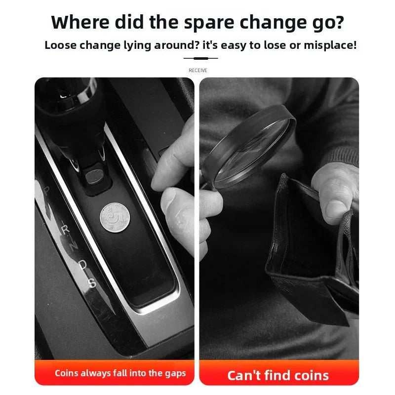 Car Coin Small Storage Home Dual Purpose Change Box Creative Coins Purse Euro Dispenser Holder Case Wallet Holders Money Boxes