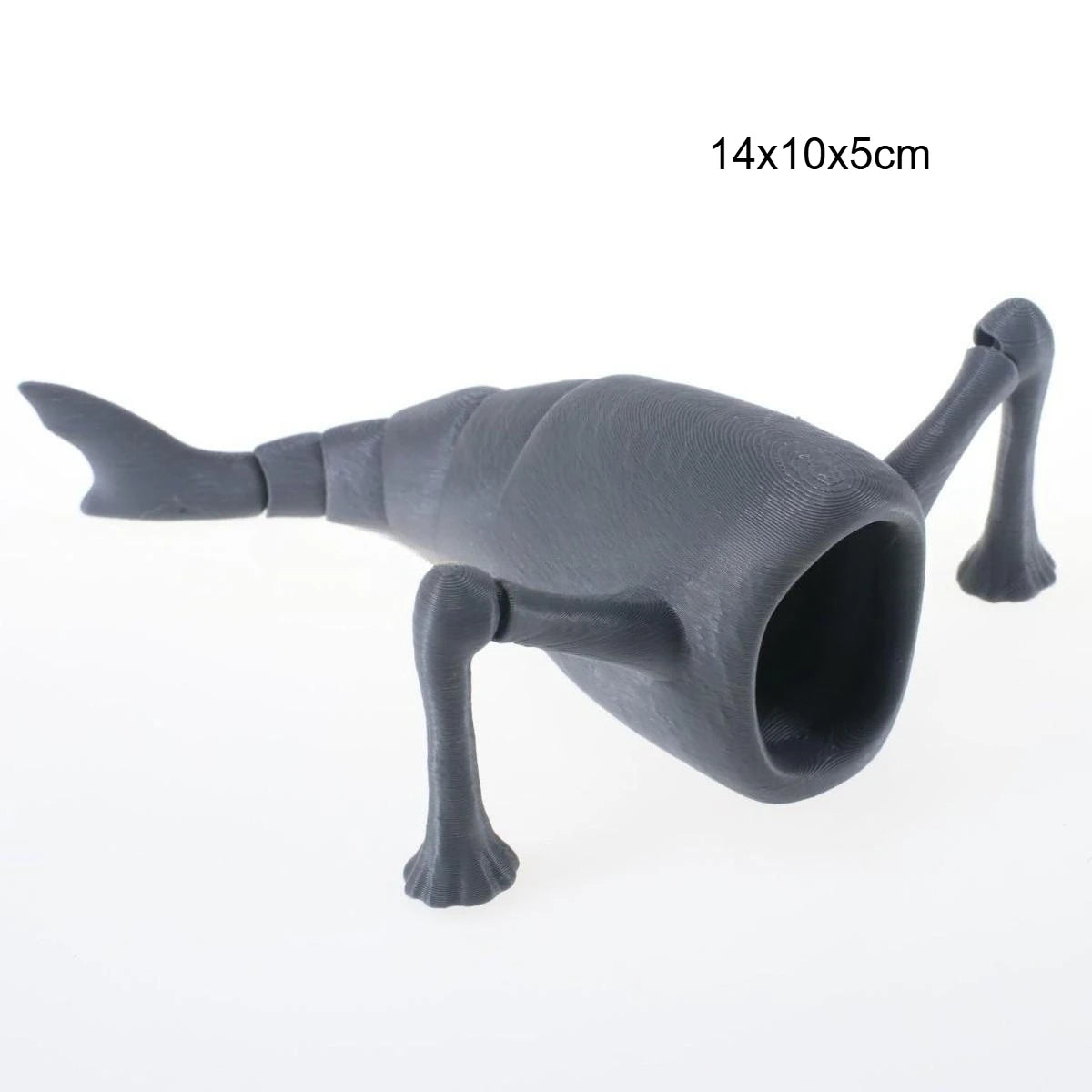 1/4pc 3D Printing Sea Eater Bloop Gran Maja Action Figure Model Toy Doll Christmas Gift Joint-movable Deep Sea Monster Figurines