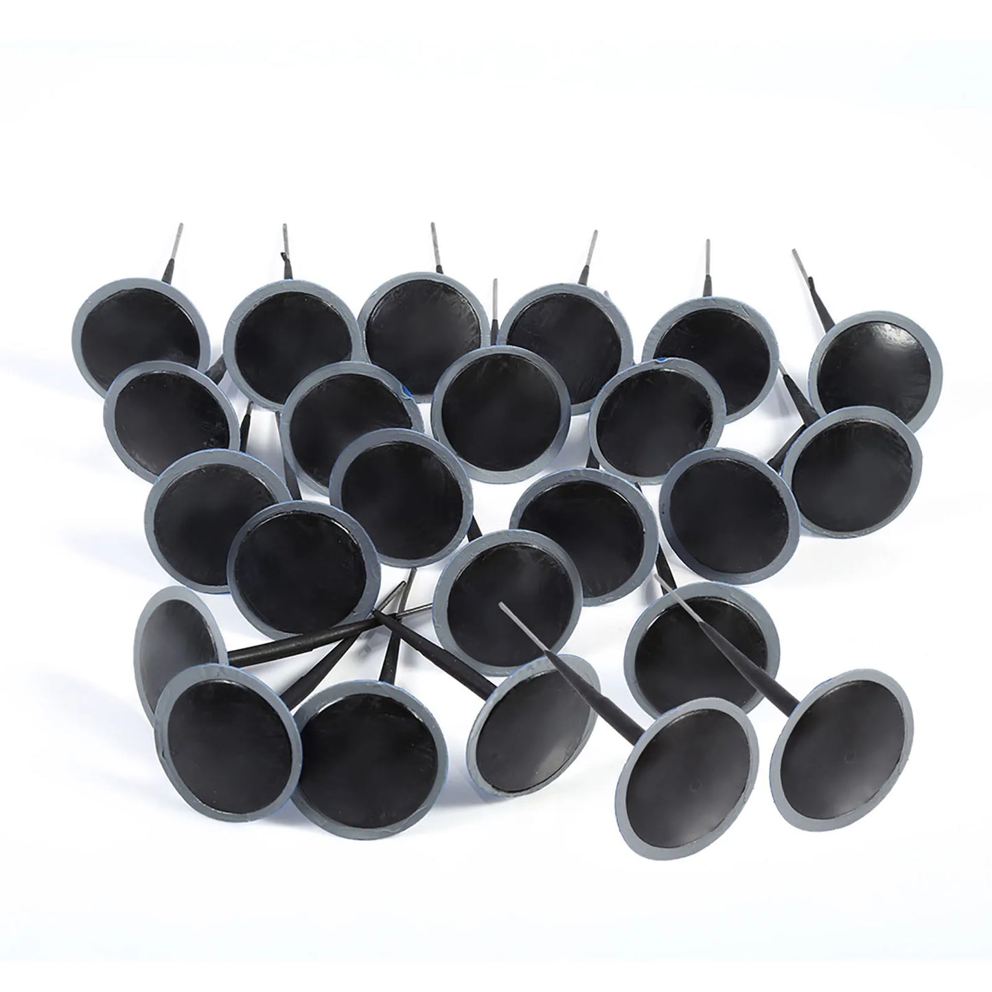 24Pcs/set Plug Patch Gum Car Motorcycle Truck Tyre Puncture Repair Tubeless Wired Mushroom Plug Patch Kit 4.5mm Car Repair Tool