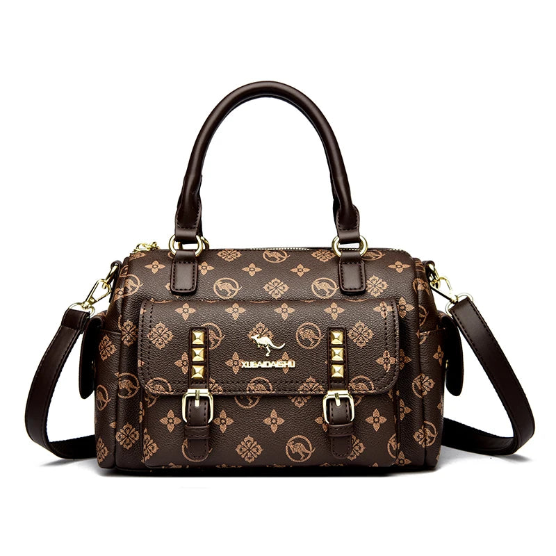 Luxury Designer Soft Leather Shoulder Crossbody Messenger Bags for Women 2026 High Quality Casual Ladies Purses and Handbags