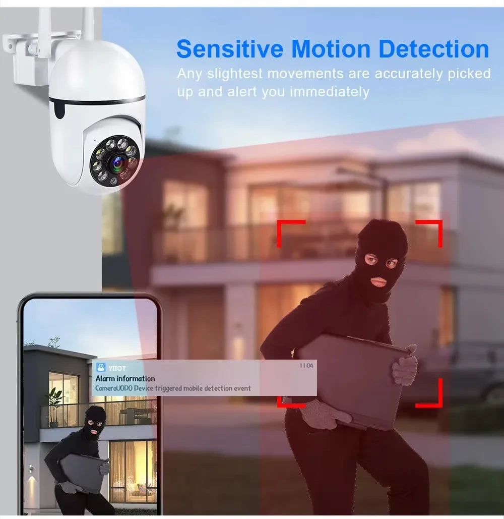 v360 pro WiFI IP Smart Camera 8MP HD Color Night Vision Wireless Home Security Camera 2-Way Sound And Motion Push Notification