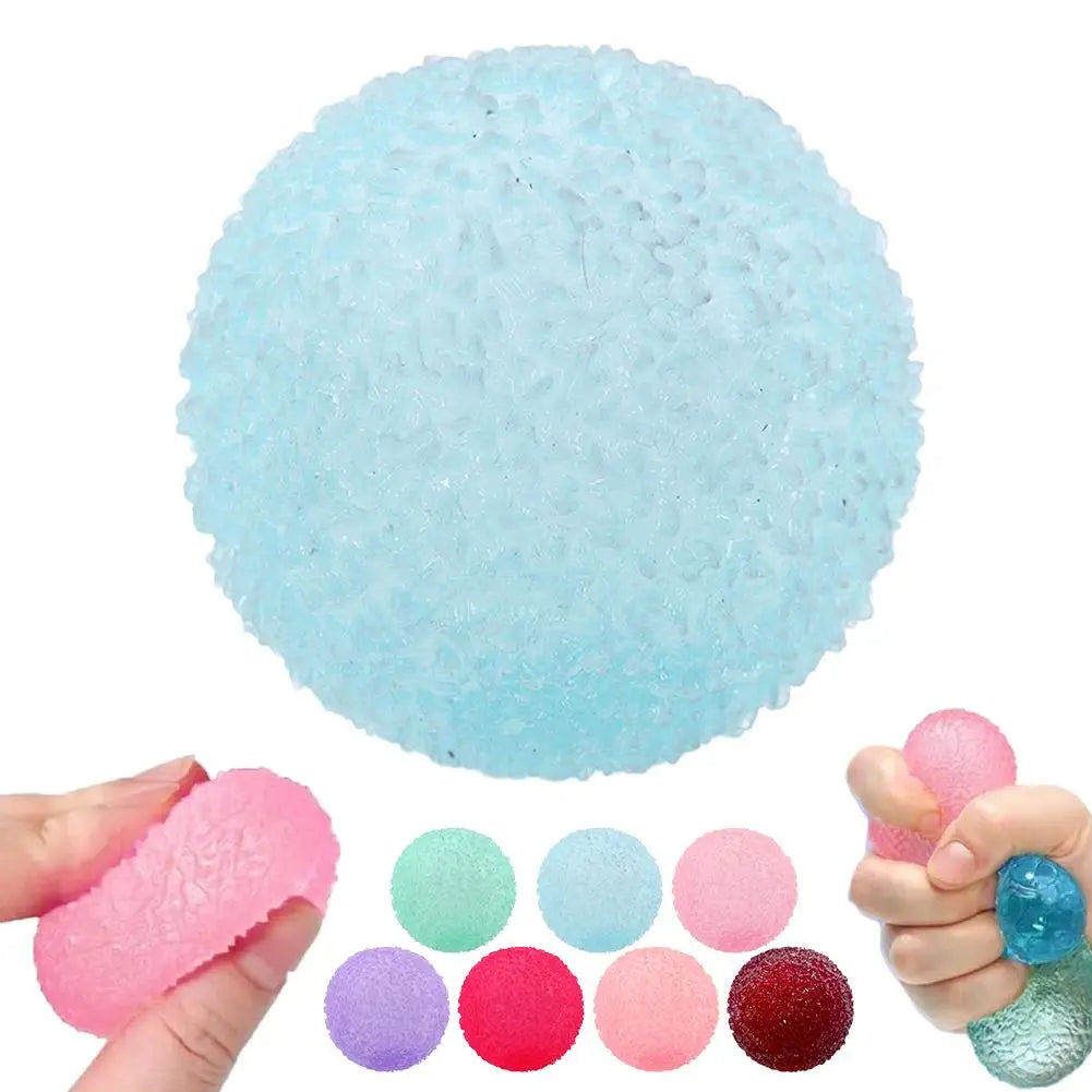 2.8in Handcrafted Bayberry Shapeable Stress Ball - Non-Rebound Squishy Toy, ASMR Slushy Feel, Anti-Stress Fidget