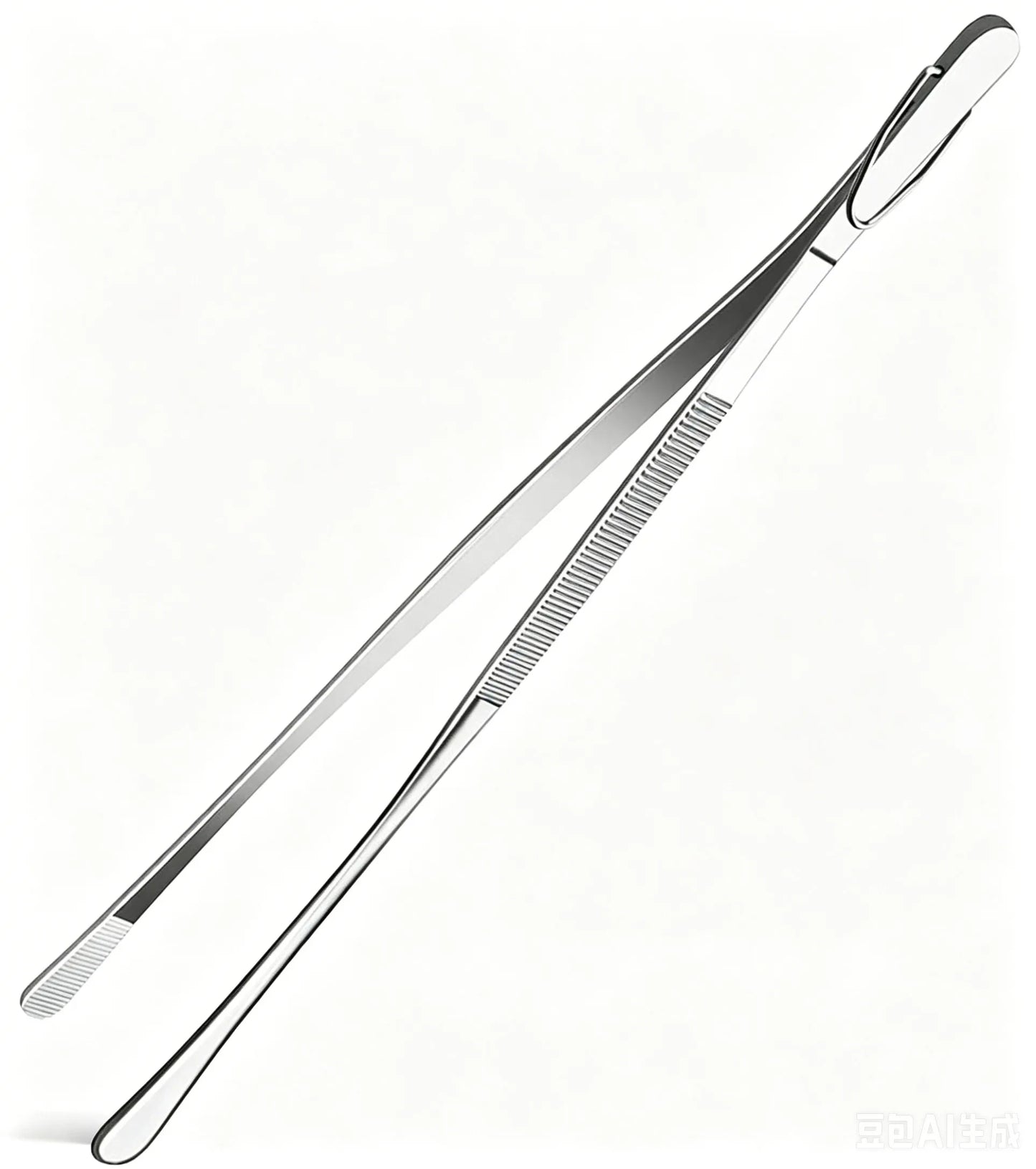 12inch Kitchen Tweezers Fine Tweezer Tongs Extra-Long Stainless Steel Cooking Tweezers for Kitchen Food Cooking Sea Food and BBQ
