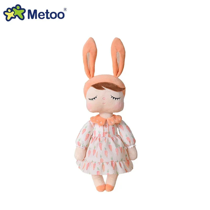 Original Metoo 35cm Angela Pastoral Style Bunny Plushie Doll Child Hug Soft Stuffed Toys For Baby and Kids Birthday Gifts