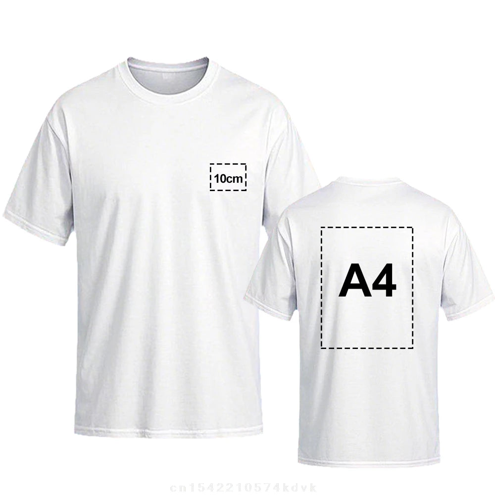 Diy Add Your Own Custom Text Name Men's T Shirt Casual Dress High Quality Mens T-shirt 5xL Personalized Message Band Tshirts