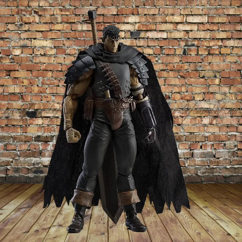 Figma 359 17cm Berserk Black Swordsman Guts Action Figure Movable Joints Anime Game Collectible Model For Anime Fans Display