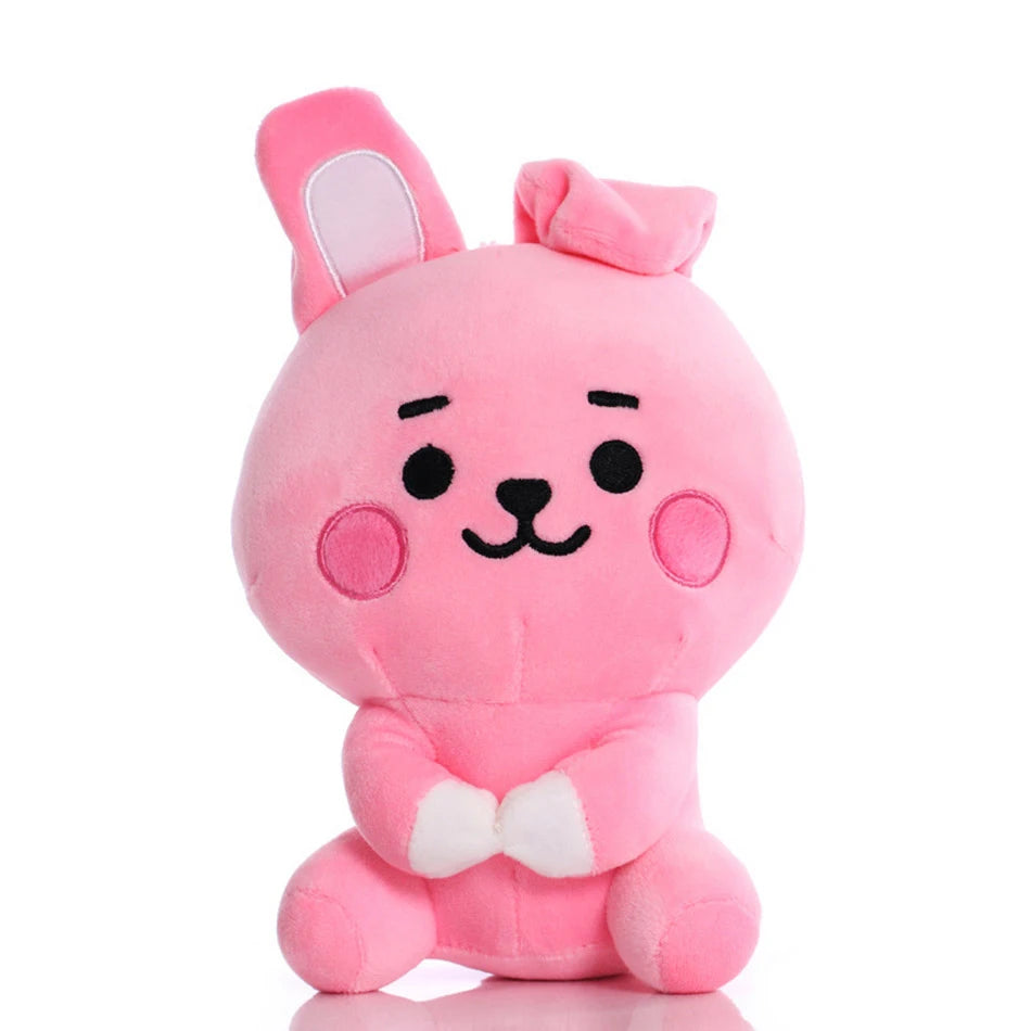 B-T-21 Plush Doll Keychain Koay Shooky Mang Cooky Cute Stuffed Pendant Backpack Ornament Gift for Fans Bag Decor
