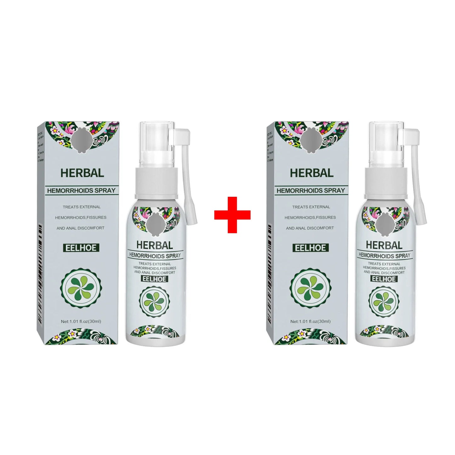 EELHOE Hemorrhoid Treatment Spray Health Skin Care Natural Anal Herbal Internal Piles External Anal Fissure Anal Relief Spray