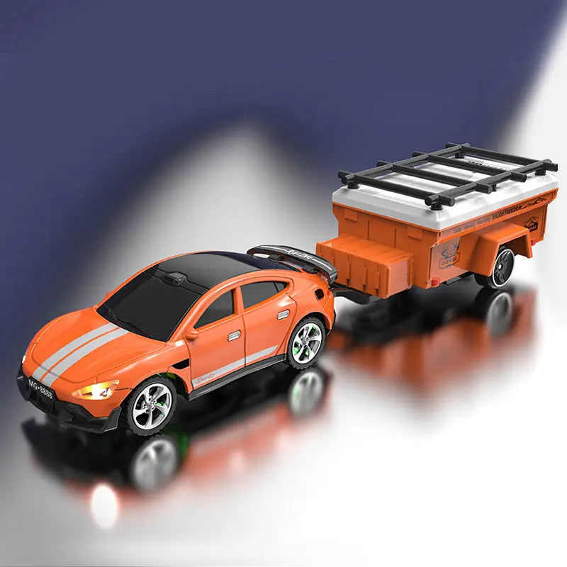 New 1:64 Rc Car Mini 2.4Ghz City Road Handle High Speed Alloy All Terrain Remote Control Car Dual Control Children's Toys Gifts