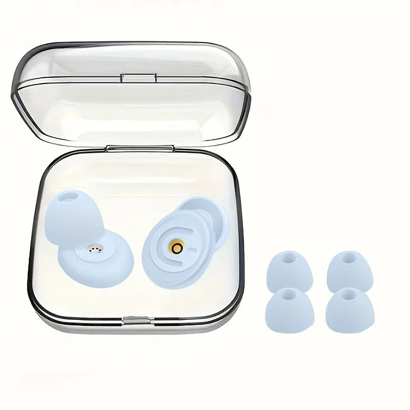 Ear Plugs for Sleeping Noise Cancelling 45dB Concert Earplugs for Noise Reduction Reusable Soft Silicone Ear Plugs