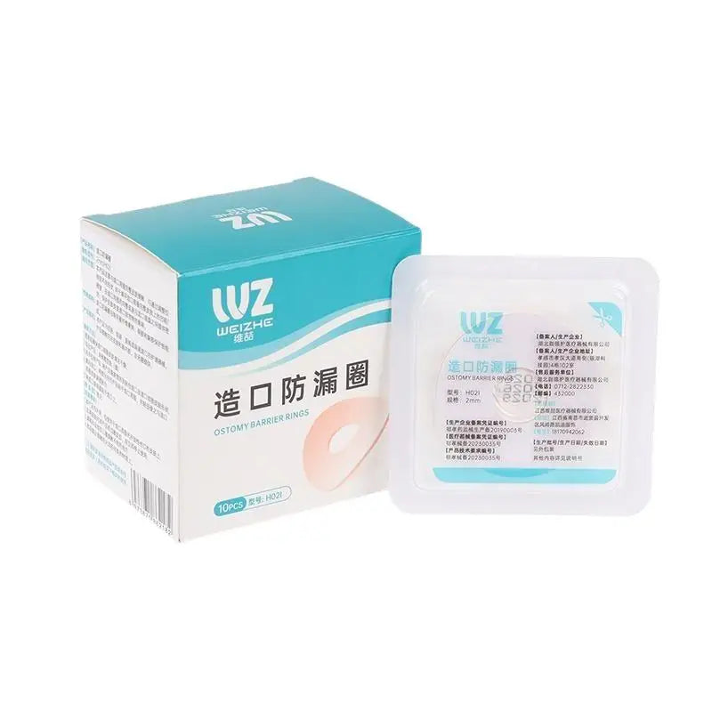 NEW NEW 10Pcs Baseplates Stoma Care Products To Protect Skin Anti-Leakage Ring For Colostomy Bag Ostomy Paste Ring
