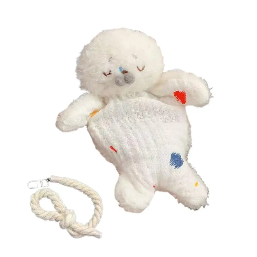 Stress Relief Plush Toy Cute Seal Bean Bag With Hanging Rope Funny Sensory For Stress Relief & Kids
