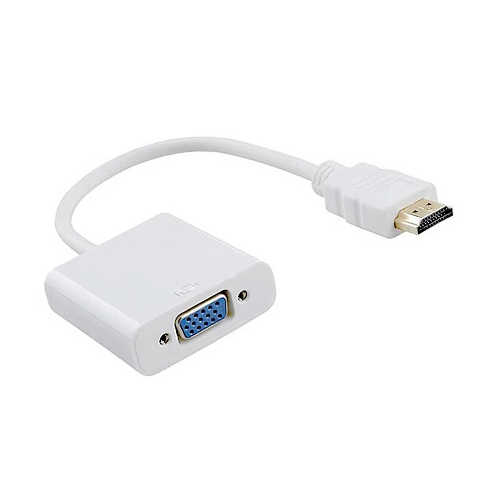 HDMI-compatible to VGA Adapter Digital Analog HDMI-compatible Male To Famale VGA Cable Converter For PC Laptop Tablet HDTV