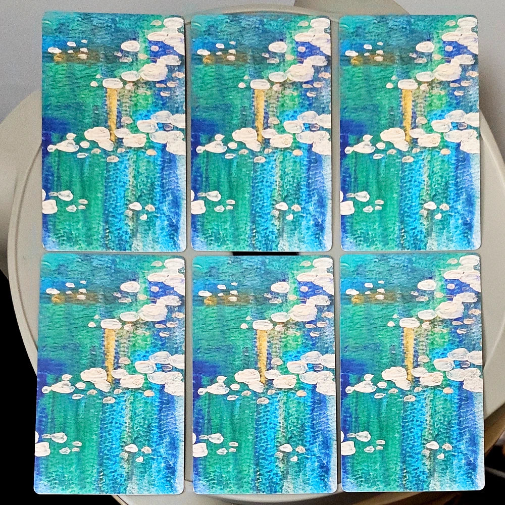 Travel Size Tarot Deck: 78 Cards Waite-Smith System, Unique Geometric Art for Beginners & Pros