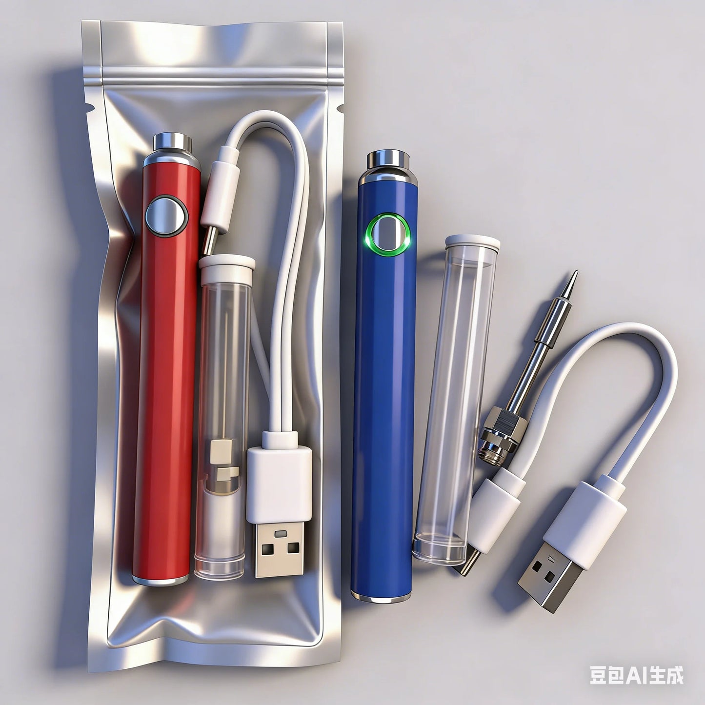 DIY 1-5pcs Type-c Bottom charging Tiny lectric Soldering Iron 650mAh Battery 510 Thread Connection Heat Pen Welding Solder Iron
