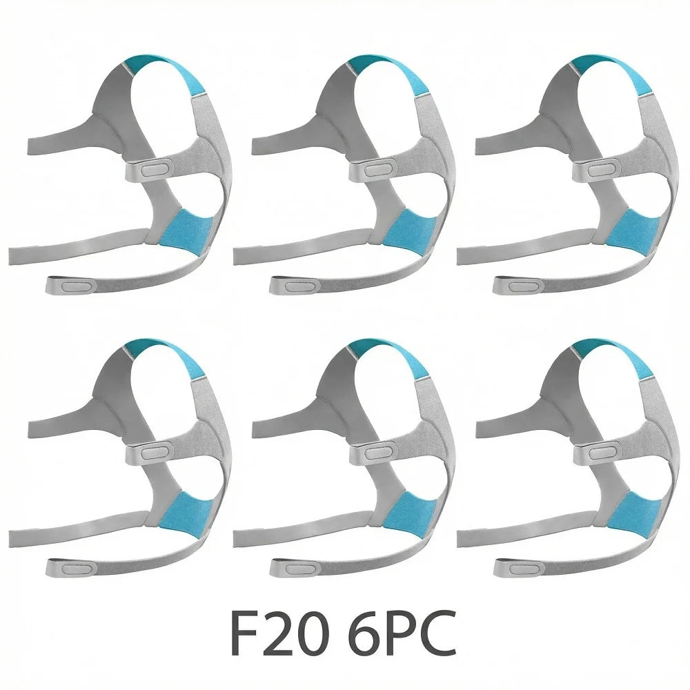 2/4/6/8/10pcs F20 Headgear Medium Replacement CPAP Mask Headgear Strap CPAP Supplies for Airfit/AirTouch F20 (Without Mask)