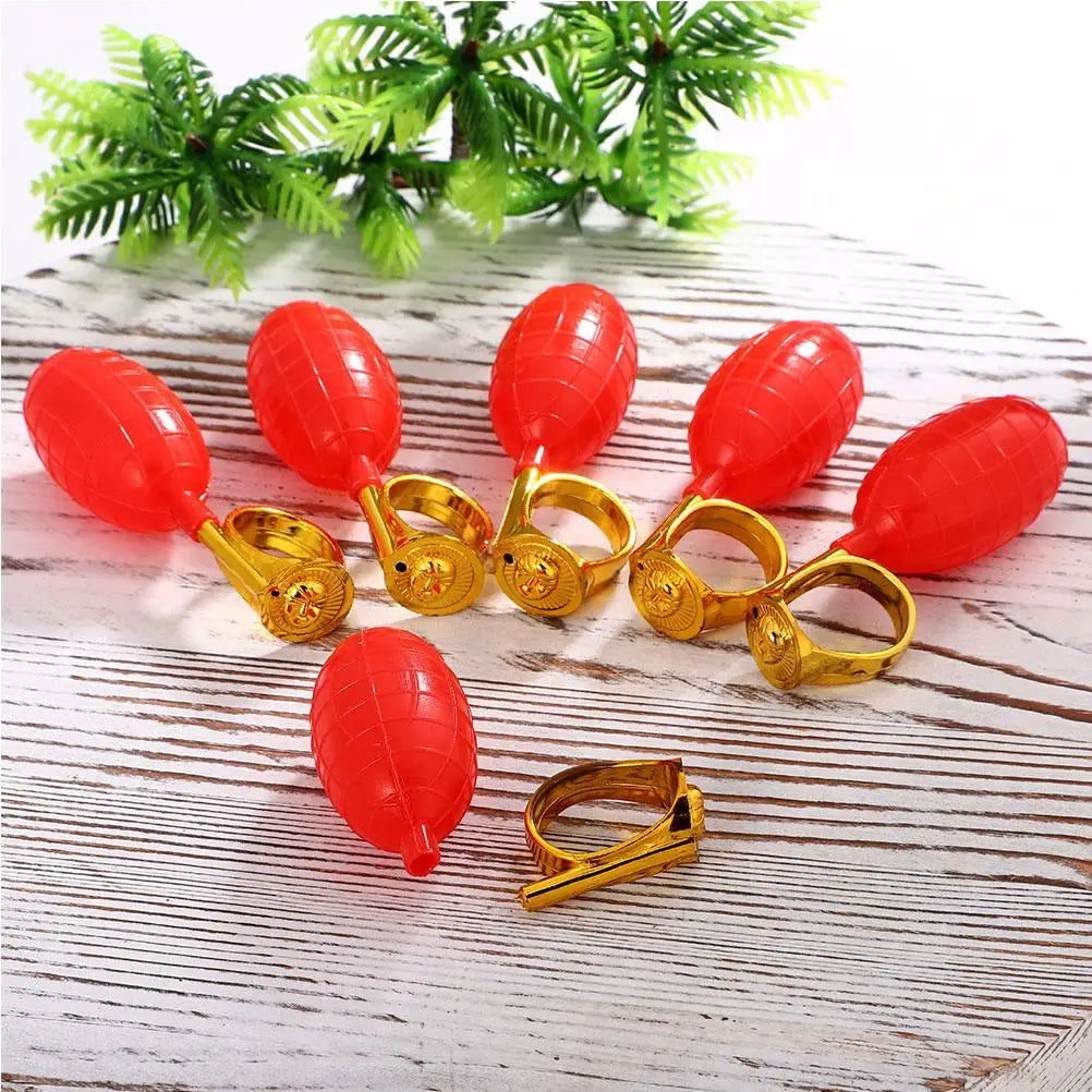3pcs Water Rings Prank Toys Water Spray Toys Plastic Fun Party April Fools Games Design Tricks
