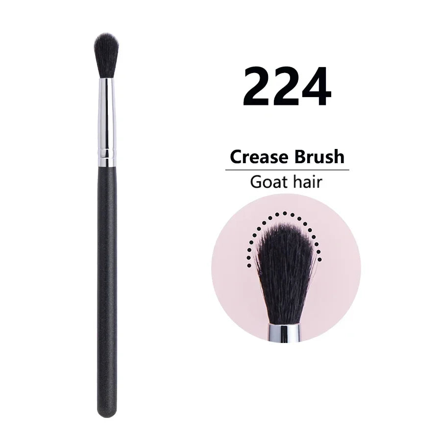 Makeup Eyeshadow Brushes Flat Eye Shadow Shader Crease Blending Brushes Goat Hair Eye Shadow Liquid Cream Powder Make Up Tool