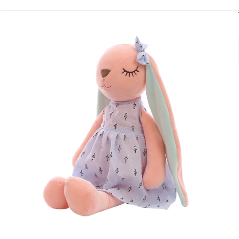 35CM/14inch Cute Bunny by Soothing Rabbit Doll Sleeping Doll, Stuffed Animals Kids Plushie Doll Toy