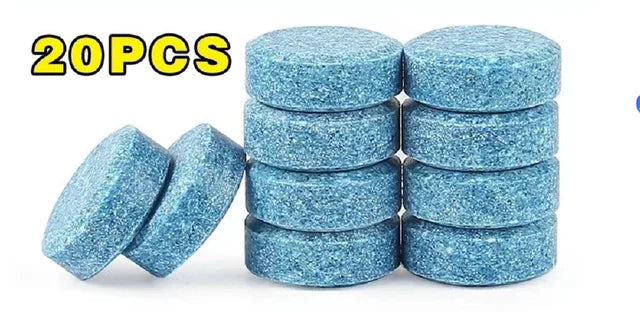 Solidny środek czyszczący do szyb samochodowych w tabletkach musujących, automatyczne wycieraczki, tabletki do czyszczenia szkła, skoncentrowany detergent
