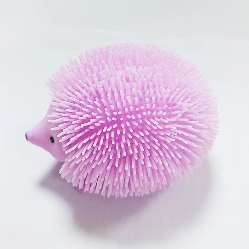 Hedgehog Balls Glitter Sensory Fidget Toys for Adults Funny Cute Squeeze Stress Relief Toys Birthday Party Favors Pinata Filler