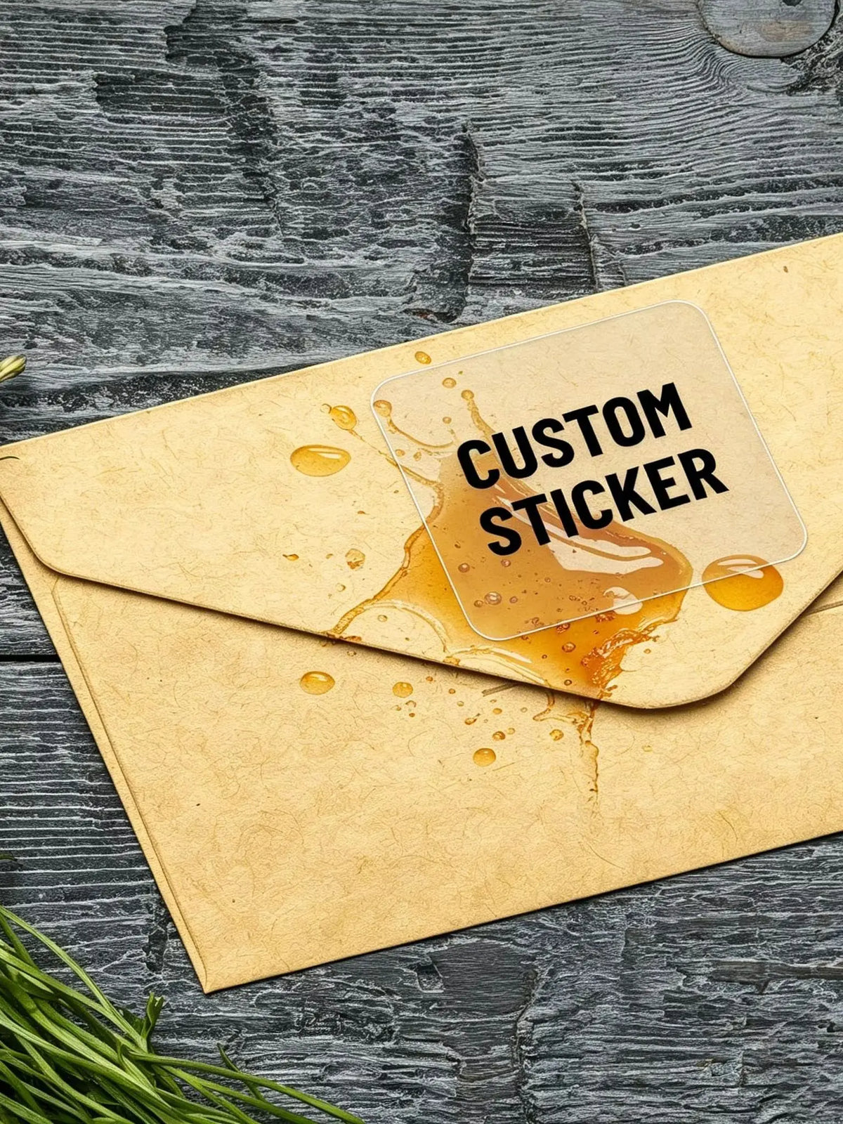 Custom Square Stickers Personalized Logo Text Image Paper Waterproof Transparent Customized Small Vinyl Decals Labels