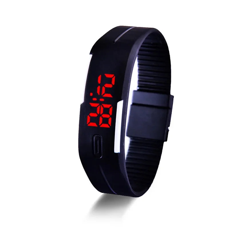 Sport Digital Children Watches Women Hot Silicone Strap LED Display Kids Watch Girls Boys Wristwatch Man Clock Reloj de hombre
