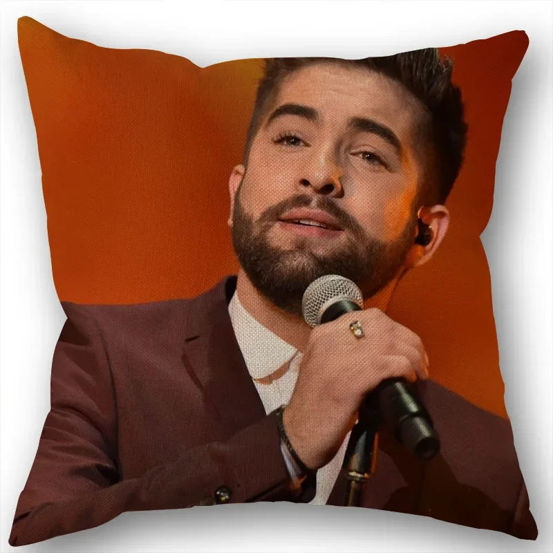 Custom Kendji Girac Pillowcase Home Textile Cotton Pillow Covers Wedding Decorative Pillow Cover Square 45x45CM1210