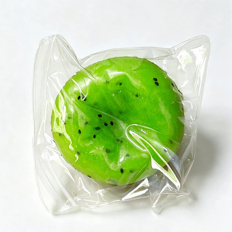 Watermelon Kiwi Slushy Squishy Fidget Toy Soft Handmade Realistic Fruit Stress Ball Squeeze Toy Sensory Stress Relief Toys Gift