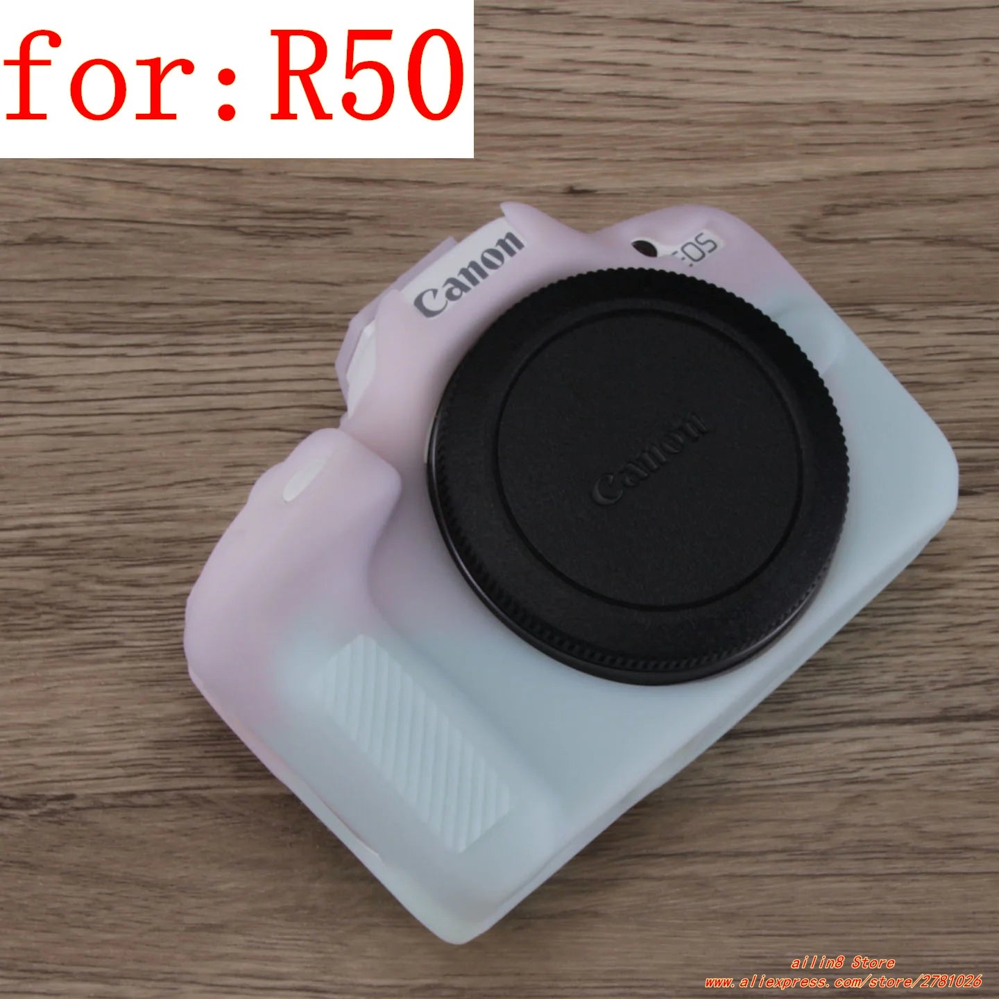 for Canon EOS-R100 Camera Soft Case R50 Silicone shell protective cover Prevent scratching the camera bag One shoulder neck bag