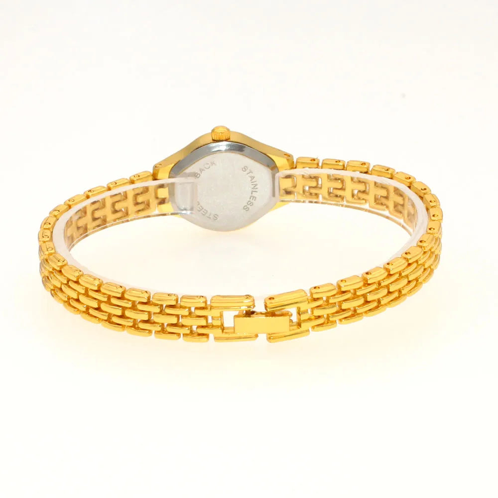 10pcs Women Bracelet Watch Golden Relojes Small Dial Quartz leisure Watch Popular Wristwatch Hour female ladies elegant watches