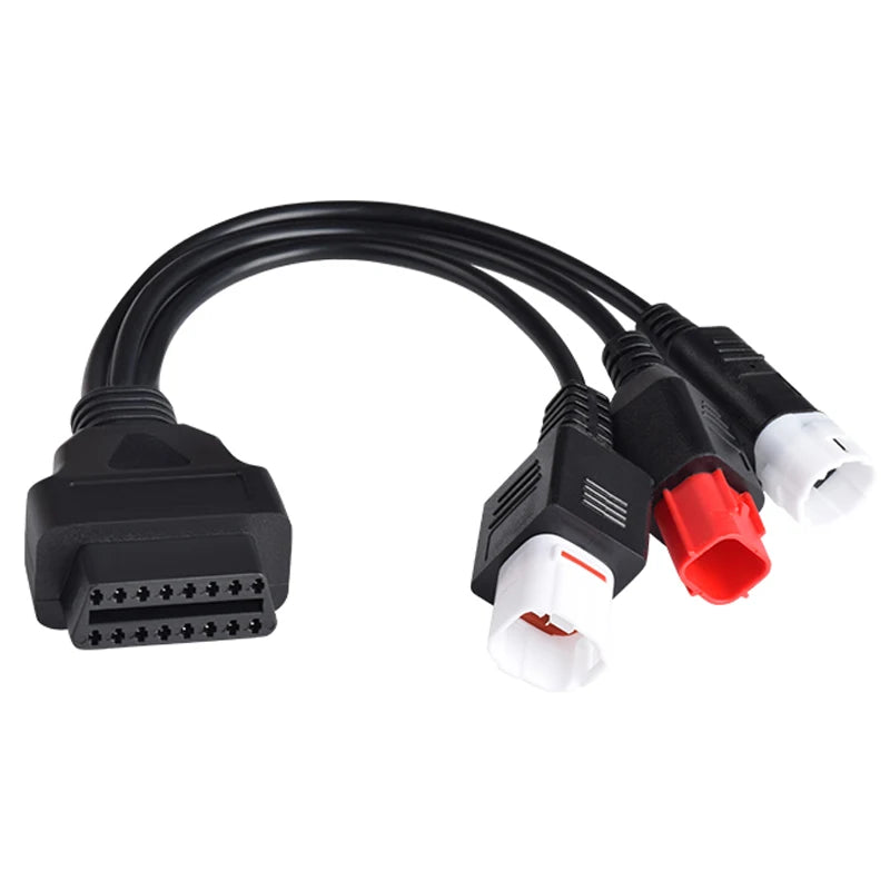 For Yamaha 3/4 /6 Pin To OBD2 Connector Motorbike OBDII Diagnostic Cable OBD Fault Code Reader Adaptor Extension Cable