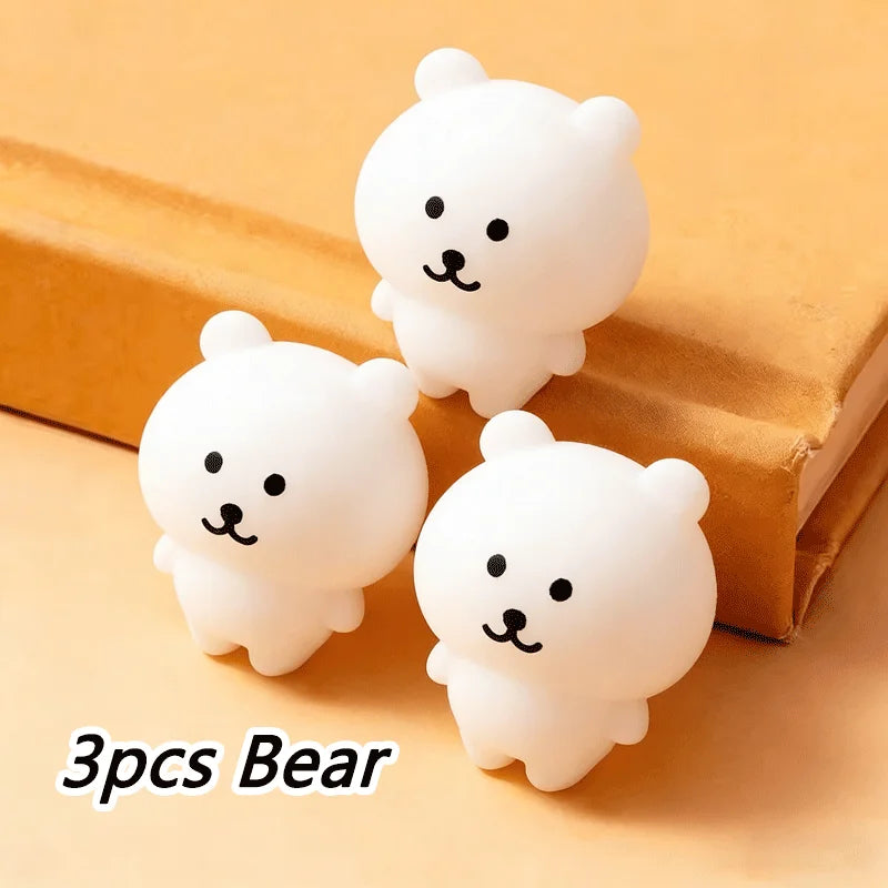 Soft Self deprecating Bear Squeeze Stress Relief Toy Pinch Small Nose Ga Slow Rebound Decompression Squishy Toys For Kid Gifts