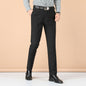 Men's Business Wear Slim-fit Trousers Spring and Autumn Casual Men's Wear Youth Work Dress Work Black Business Suit